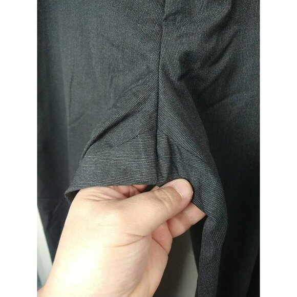 Us Polo Assn. Men's Black Grey Blue Stripe Flat Front Dress Pants. Size 38X32 - Picture 6 of 14